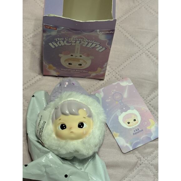 Pop Mart Hacipupu The Constellation Plush Series Aquarius US Seller Opened - Picture 3 of 4